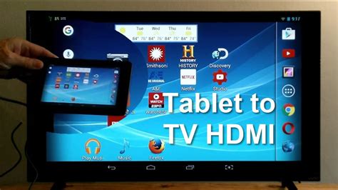 can you hook up your samsung tablet to your tv